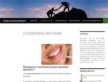 Tablet Screenshot of guidecouronnedentaire.com